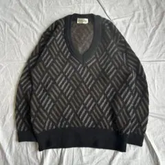 pierre cardin ダイヤモンドパターン ニットセーター Lのサムネイル