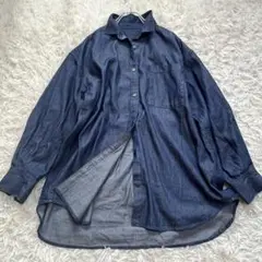 ✨美品　アーバンリサーチドアーズ　オーバーサイズライト長袖デニムシャツ　薄手