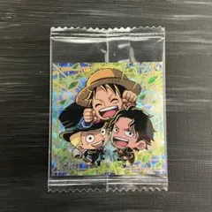 ワンピース ウエハース シール 4弾 エース＆サボ＆ルフィ