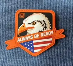 5.11 ALWAYS BE READY PVCパッチ ワッペン　ベロクロのサムネイル