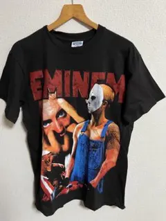 3782 EMINEM エミネム ビッグプリント Tシャツ 黒 - メルカリ