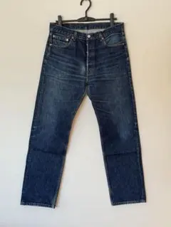 【希少】W34 リーバイス 501 濃紺 ボタン裏T01 ヒゲ 縦落ち