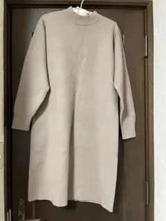 ユニクロ ハイネックニットワンピース M