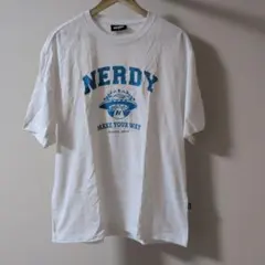 NERDY Tシャツ M 宇宙船デザインのサムネイル