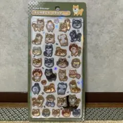 正規品 ボンボンドロップシール 和柄 柴犬
