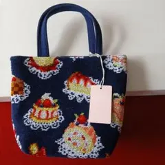 フェイラー　LOVERARY ケーキ柄 トートバッグ ミニ手提げ　パティスリー