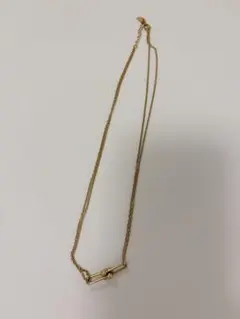 ゴールドチェーンネックレス サージカルステンレス ダブルリンク ハードウェア