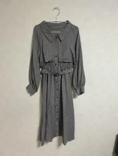 OLIVE des OLIVE チェック柄ワンピース F