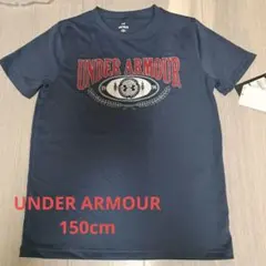 新品【UNDER ARMOUR】 150cmTシャツ YLG ダークブルー