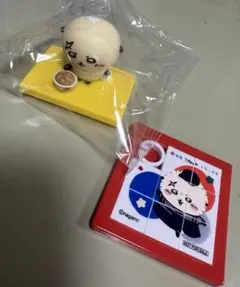 松屋　ちいかわ　ラッコフィギュア、スライドパズルセット