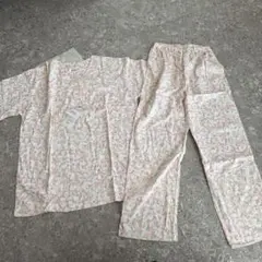 サーンルベール　花柄パジャマセット Mサイズ　半袖長ズボン 日本製 綿100%