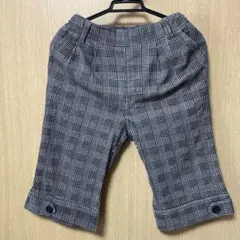 チェック柄ハーフパンツ (100cm~)