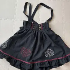 黒のサスペンダー付きドレスのサムネイル