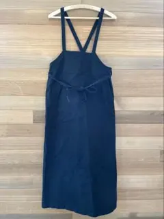 URBAN RESEARCH Sonny Label エプロンワンピース 黒