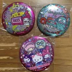 サンリオ　キャラクターズ　キラキラBIG缶バッジ2