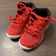 ASICS DUNKSHOT アシックス バスケットシューズ RED 19cm