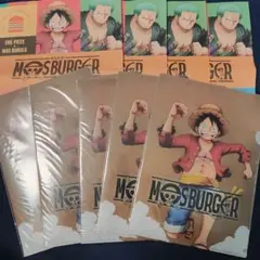 ONE PIECE MOS BURGER A4クリアファイル 5枚セット