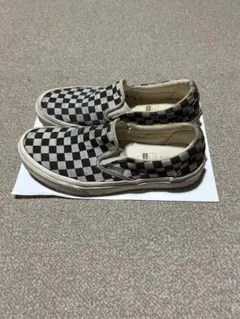 00s VANS スリッポン 織りチェッカー US7 Y2K 希少カラー - メルカリ