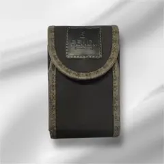 FENDI シガレットケース ペカン柄 ブラック レザー ナイロン 小物入れのサムネイル