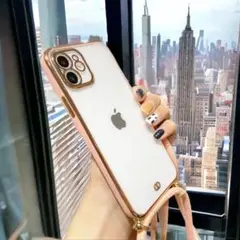 iPhone13mini　ケース ショルダー　iPhoneケース 大人気