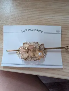 花モチーフ バレッタ 韓国製