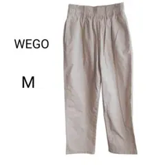 ◇WEGO イージーパンツ カジュアルパンツ　ベージュ M ウエストゴム