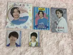 檜山光成 缶バッジ カード デタカ 厚紙