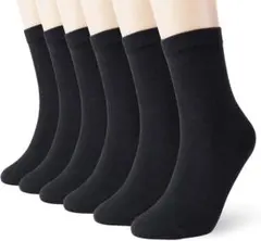 (ミュモイ) 靴下 カジュアルソックス(6足セット) 無地 綿