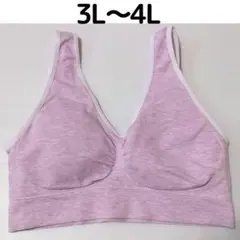 3L~4L スポーツブラ ハーフトップ ナイト2XL 3XL 大きいサイズ 紫dのサムネイル