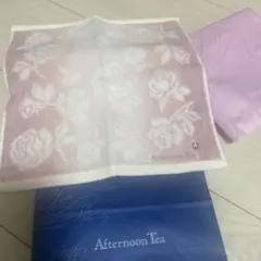 Afternoon Tea バラ模様 タオルハンカチ