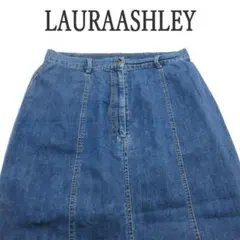 MY2032■LAURAASHLEY■ローラアシュレイ デニムスカート ロング