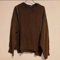 【新品】おかだゆり　しまむら　ニット　着やせ　セーター