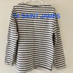 ボーダーカットソー 長袖 セントジェームス　SAINT JAMES グレー