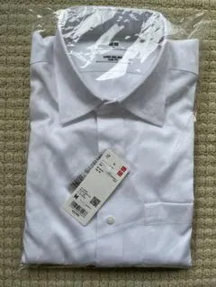 UNIQLO スーパーノンアイロン 長袖シャツ M ホワイト