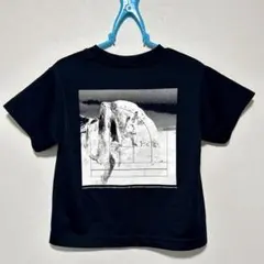 ノースフェイス キッズ Tシャツ 100cm ブラック 半袖 バックプリント