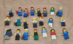 レゴ LEGO カスタム 非売品 クロームゴールド シルバー ミニフィグ 