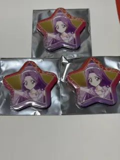 アイカツ 神崎美月 一ノ瀬かえで 藤堂ユリカ star缶バッジ トライ