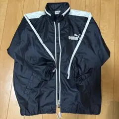 PUMA ブラック ナイロンジャケット