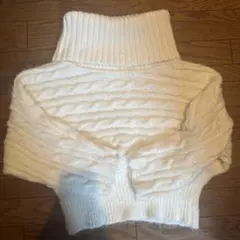 オフショルニットトップス