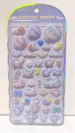 [正規品]サンリオ コットンパフィーシール シナモロール シナモン