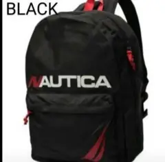 【新品/未使用】 NAUTICA/リュック/バックパック/BLACK×BLACK