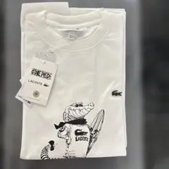 LACOSTE × ONE PIECE ワニキャラクター Tシャツ 白 S