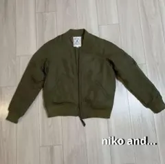 niko and.. ブルゾン　カーキ
