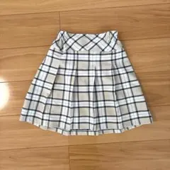 チェック☆プリーツスカート☆150