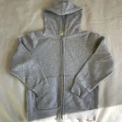 H&M キッズ ジップアップパーカー グレー 122/128