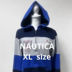 1121 Nautica ストライプパーカーカジュアルファッション