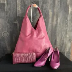 Sybilla 美品 トートバッグ レザー製 ハンドバッグ ピンク系のサムネイル
