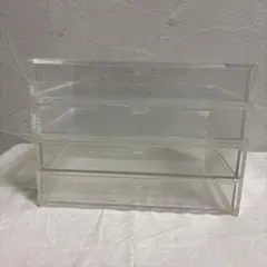 無印良品　透明アクリル アクセサリーケース　二段×２