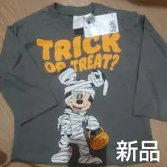 ミッキーハロウィンデザインロンT80