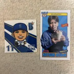 横浜DeNAベイスターズプロデュースグルメカードステッカーセット東克樹